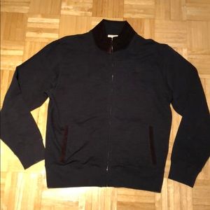 Billy Reid suede collard jacket